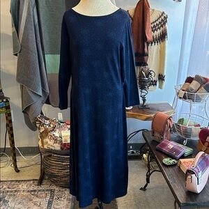 Gudrun Sjoden Dark Blue Long Sleeve Dress